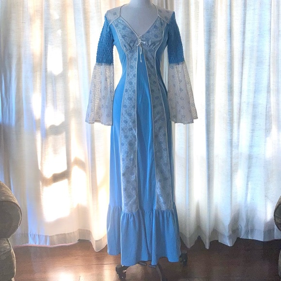 Vintage Fairy Princess Medieval Prairie Dress - Picture 2 of 6